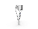 Platinum Oval Cut Solitaire Tension-Set Diamond Split Shank Ring_27