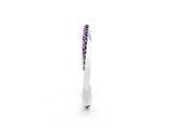 Platinum Pavé Round Amethyst Twist Band_2