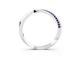 Platinum Pavé Round Amethyst Twist Band_3