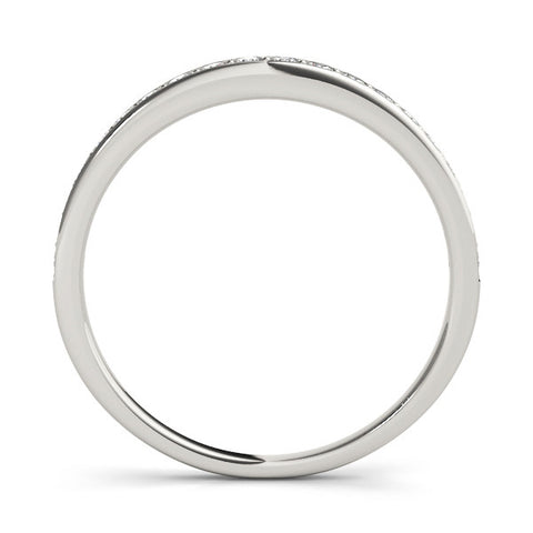 Platinum Pavé Round Diamond Eternity Band with Channel Setting 1