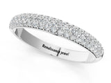 Platinum Pavé Round Diamond Eternity Band with Prong Setting_12
