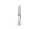 Platinum Pavé Round Diamond Eternity Band with Prong Setting_13