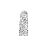 Platinum Pavé Round Diamond Eternity Band with Prong Setting_16