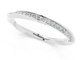 Platinum Pavé Round Moissanite Twist Band_1