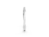 Platinum Pavé Round Moissanite Twist Band_2