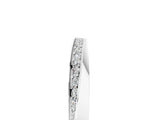 Platinum Pavé Round Moissanite Twist Band_5
