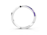 Platinum Pavé Round Tanzanite Twist Band_3