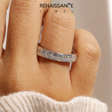 Platinum Princess cut diamond Eternity Band with Channel Set_69