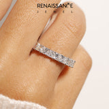 14K White Gold Princess 4.03 Carat E-F VVS-VS Princess Eternity Band with Shared Prong Setting