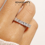 Platinum Princess cut diamond Eternity Band with Shared Prong Setting_56