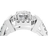 Platinum Radiant Cut Cut Halo Split Shank Prong Set Ring_23