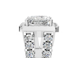 Platinum Radiant Cut Cut Halo Split Shank Prong Set Ring_24