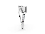 Platinum Radiant Cut Solitaire Tension-Set Diamond Split Shank Ring_27
