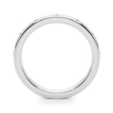 Platinum Round Bezel-Set Diamond Eternity Band 1