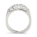 Platinum Round Brilliant Channel Set Diamond Band 1