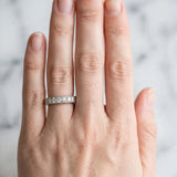 Platinum Round Cut Channel Set Diamond Eternity Band_12