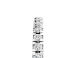 Platinum Round Cut Diamond Pavé Eternity Band with Micro Prong Setting_61