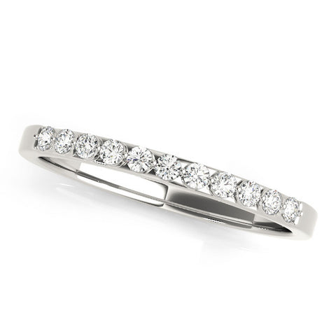 Platinum Round Diamond Channel Set Eternity Band