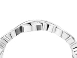 Platinum Round Diamond Leaf Eternity Band with Bezel Setting_16