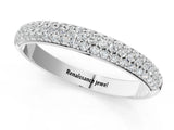 Platinum Round Diamond Pave Eternity Band with Shared Prong Setting_11