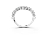Platinum Round Diamond Prong Set White Gold Curved Band_18