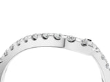 Platinum Round Diamond V-Shaped Pavé Curved Band_12