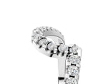 Platinum Round Diamond V-Shaped Pavé Curved Band_13