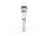 Platinum Three-Stone Fancy Black Asscher Cut Cut Diamond Ring with Channel Set Band and Four-Prong Setting_20