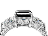 Platinum Three-Stone Fancy Black Asscher Cut Cut Milgrain Band Prong Setting Ring_22