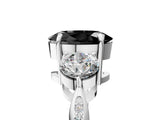 Platinum Three-Stone Fancy Black Oval Cut Diamond Channel Set Engagement Ring with Prong Setting_23