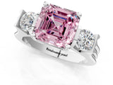 Platinum Three-Stone Fancy Pink Asscher Cut Cut Classic Band Prong Setting Ring_13