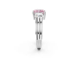 Platinum Three-Stone Fancy Pink Radiant Cut Cut Classic Band Prong Setting Ring_8