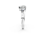 Platinum Three-Stone Heart Cut Cut Diamond Ring with Trillion Side Stones on a Split Shank Band_27