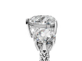 Platinum Three-Stone Heart Cut Cut Milgrain Band Prong Setting Ring_42