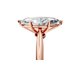 Rose gold 0.5 Carat Marquise Cut  Solitaire Engagement Ring with Classic Band and Four-Prong Setting_17
