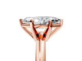 Rose gold 2.5 Carat Marquise Cut  Solitaire Engagement Ring with Round Band and Four-Prong Setting_125