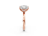 Rose gold Asscher and Emerald Cut Toi Moi Ring with Prong Setting_57