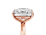 Rose gold Asscher and Emerald Cut Toi Moi Ring with Prong Setting_60