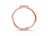 Rose gold Baguette Diamond Pave Band with Bar Prong Setting_26