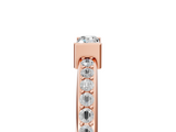 Rose gold Baguette Diamond Pave Band with Bar Prong Setting_28