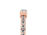 Rose gold Baguette Moissanite Pavé Band with Bar Setting_11