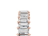 Rose gold Baguette cut diamond Eternity Band with Shared Prong Setting_30