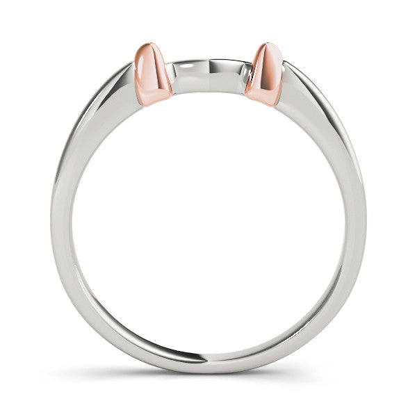 Rose gold Bamboo-Inspired Plain Metal Band 1