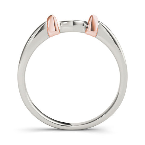 Rose gold Bamboo-Inspired Plain Metal Band 1