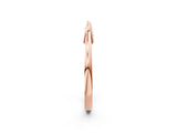 Rose gold Bamboo-Inspired Plain Metal Band_40