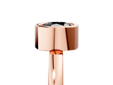 Rose gold Bezel Set Fancy Black Cushion Cut Solitaire Engagement Ring with Classic Band_5