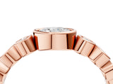 Rose gold Bezel Set Oval Diamond Half Eternity Band_13