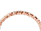Rose gold Bezel-Set Round Diamond Eternity Band_6
