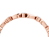 Rose gold Bezel-Set Round Diamond Marquise Eternity Band_27