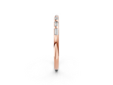 Rose gold Channel Set Baguette Diamond Eternity Band_21
